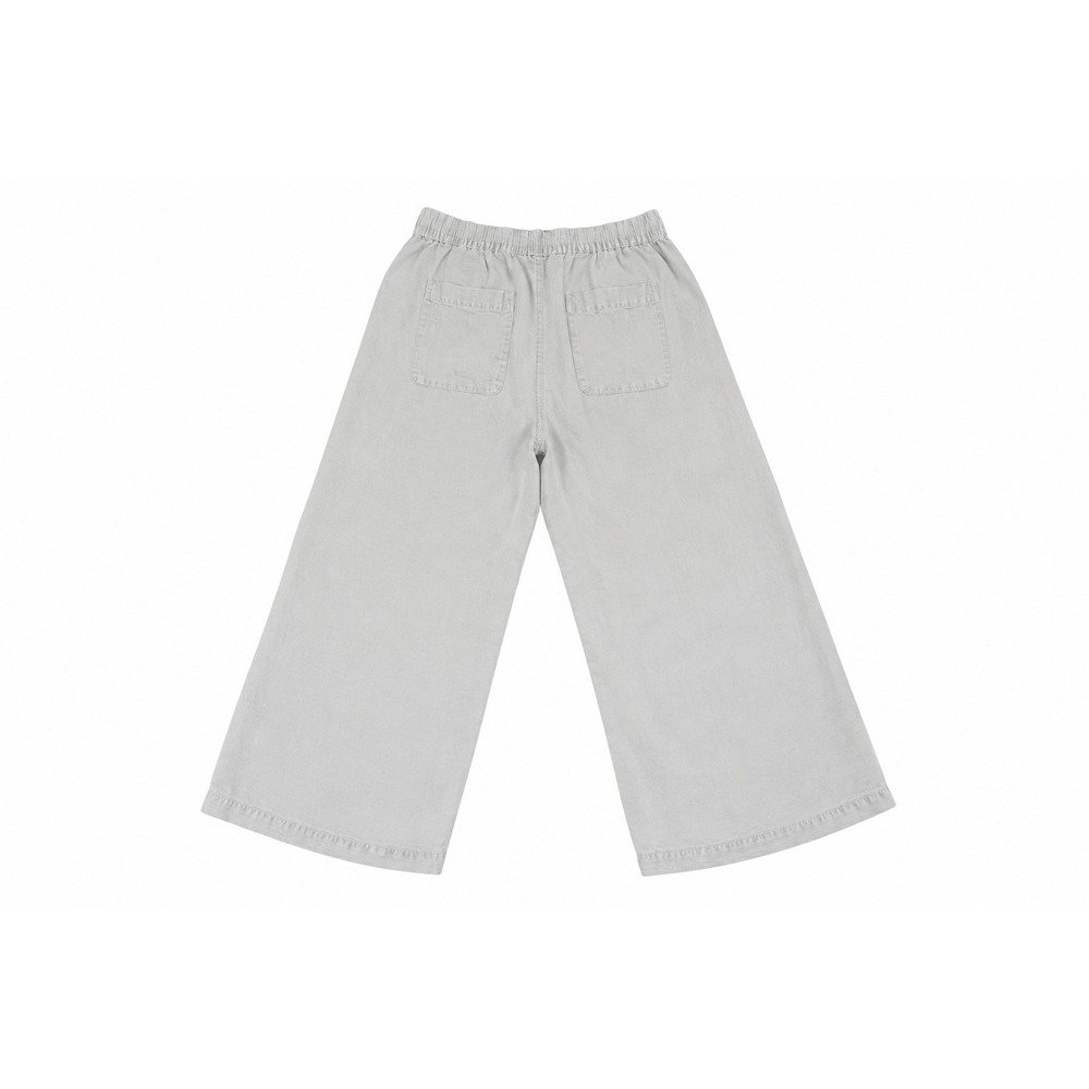 Joie Linen/Lyocell Blend Wide Leg Smocked Waist Pants Women Large Sage Green - Picture 3 of 4